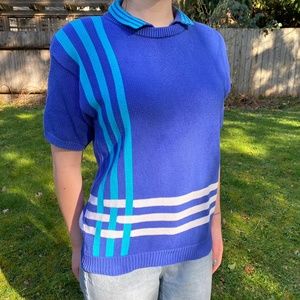 Izod knit collared top🧬